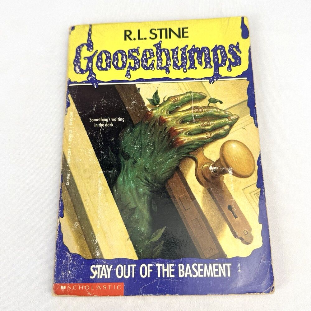 Vtg 1992 Goosebumps 2 Stay Out of the Basement Unnumbered Spine R.L. Stine PB